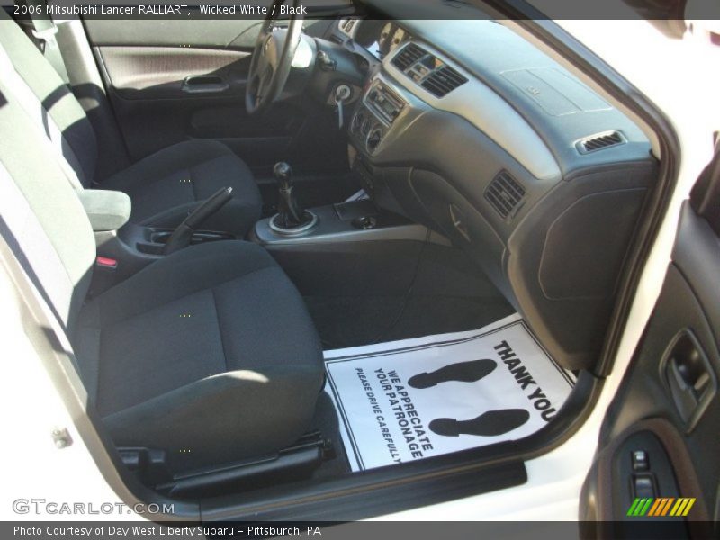 Wicked White / Black 2006 Mitsubishi Lancer RALLIART