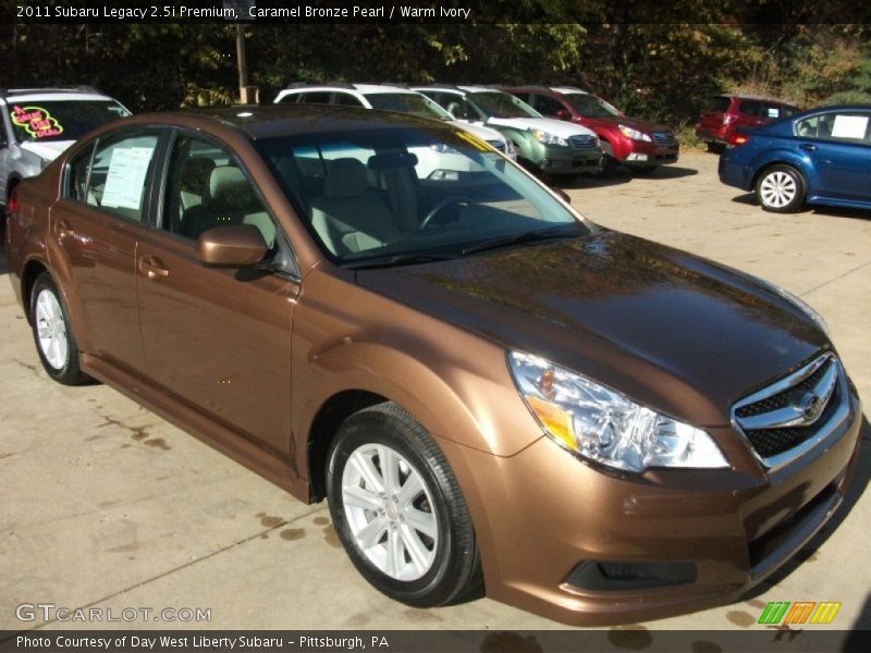 Caramel Bronze Pearl / Warm Ivory 2011 Subaru Legacy 2.5i Premium