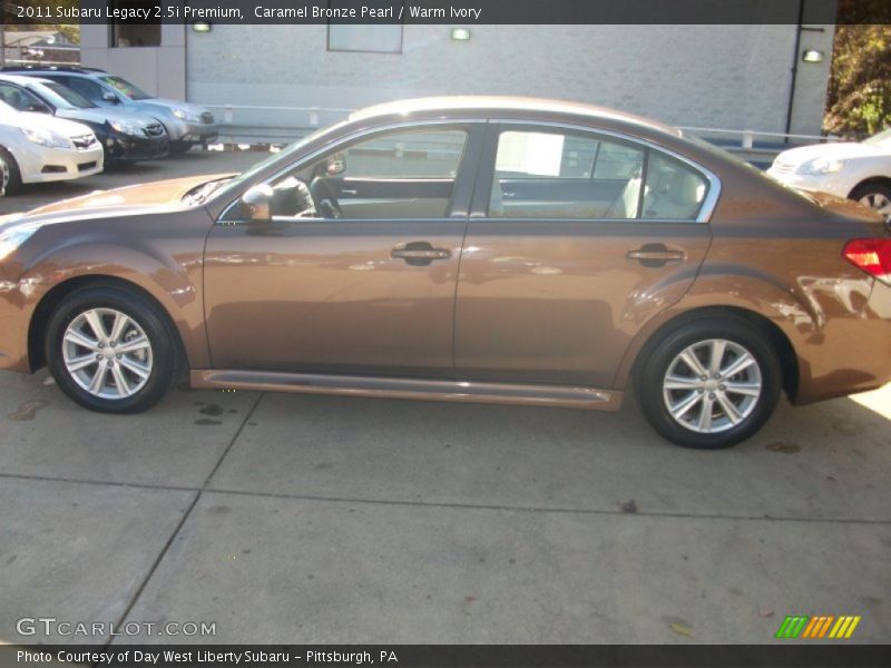 Caramel Bronze Pearl / Warm Ivory 2011 Subaru Legacy 2.5i Premium