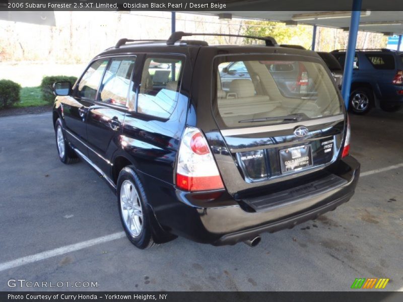 Obsidian Black Pearl / Desert Beige 2006 Subaru Forester 2.5 XT Limited