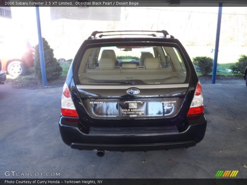 Obsidian Black Pearl / Desert Beige 2006 Subaru Forester 2.5 XT Limited