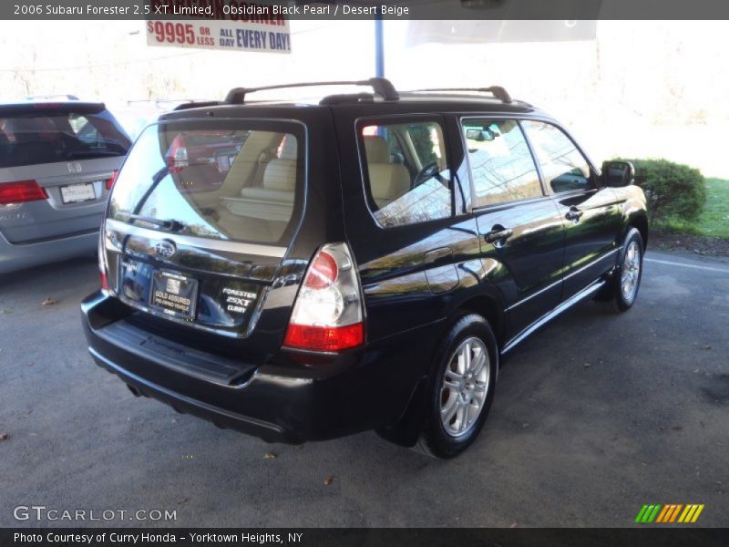 Obsidian Black Pearl / Desert Beige 2006 Subaru Forester 2.5 XT Limited