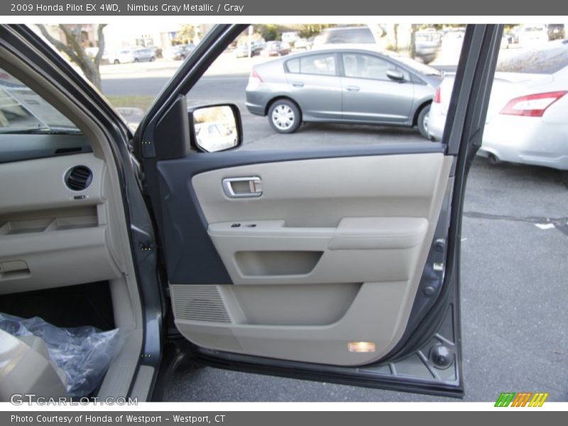 Nimbus Gray Metallic / Gray 2009 Honda Pilot EX 4WD
