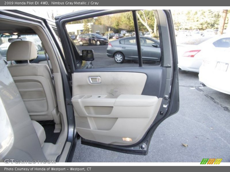 Nimbus Gray Metallic / Gray 2009 Honda Pilot EX 4WD