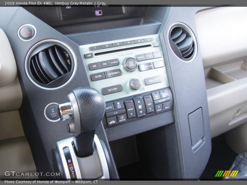 Nimbus Gray Metallic / Gray 2009 Honda Pilot EX 4WD