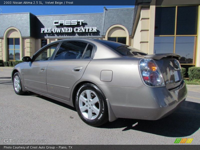 Velvet Beige / Frost 2003 Nissan Altima 2.5 SL