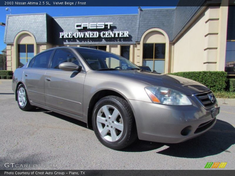 Velvet Beige / Frost 2003 Nissan Altima 2.5 SL
