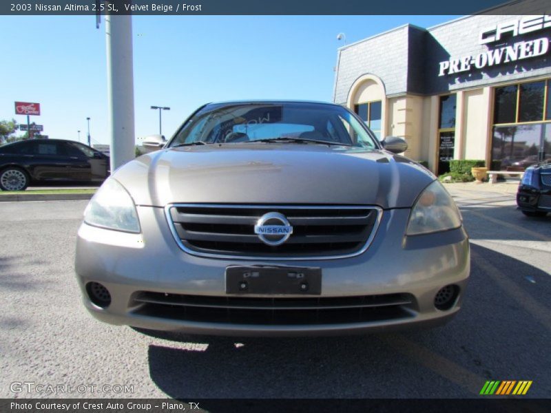 Velvet Beige / Frost 2003 Nissan Altima 2.5 SL