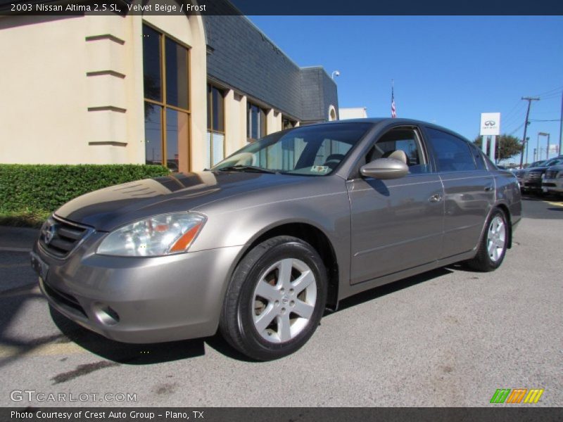 Velvet Beige / Frost 2003 Nissan Altima 2.5 SL