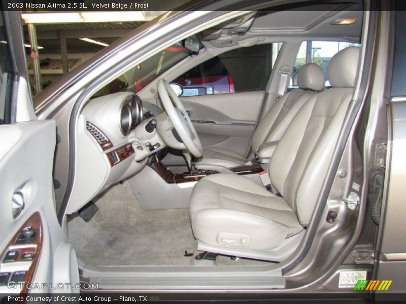 Velvet Beige / Frost 2003 Nissan Altima 2.5 SL