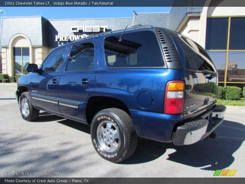 Indigo Blue Metallic / Tan/Neutral 2001 Chevrolet Tahoe LT