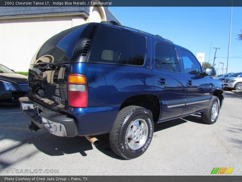 Indigo Blue Metallic / Tan/Neutral 2001 Chevrolet Tahoe LT
