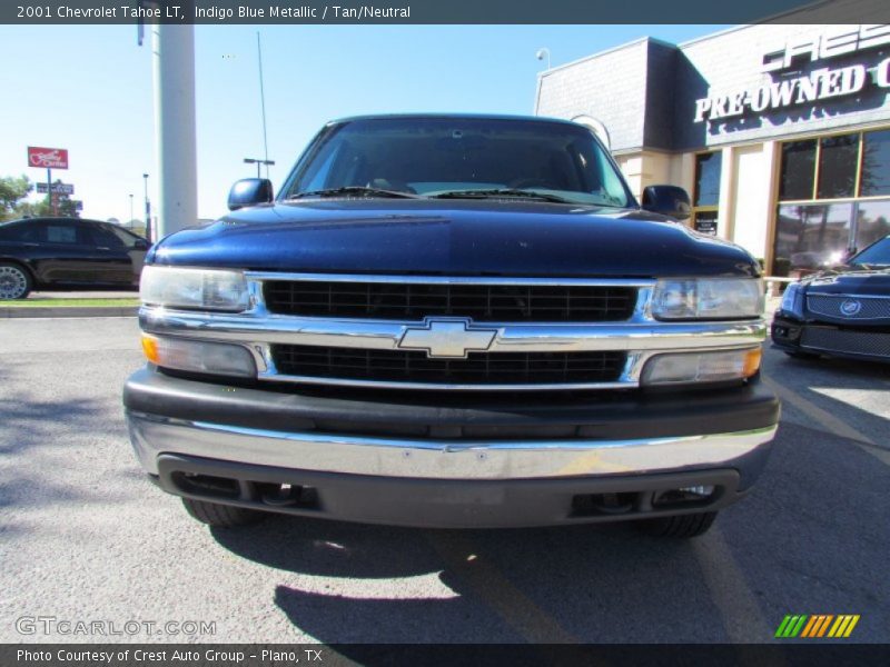 Indigo Blue Metallic / Tan/Neutral 2001 Chevrolet Tahoe LT