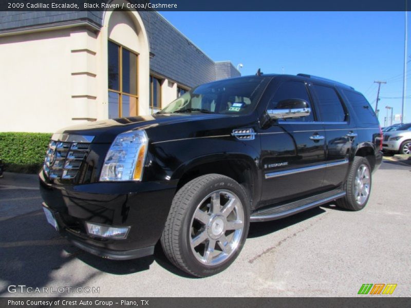 Black Raven / Cocoa/Cashmere 2009 Cadillac Escalade