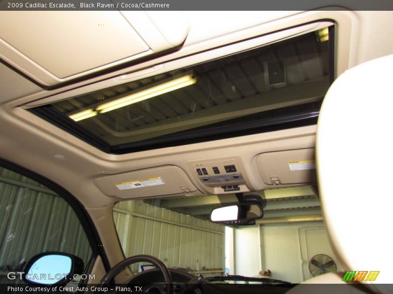 Black Raven / Cocoa/Cashmere 2009 Cadillac Escalade