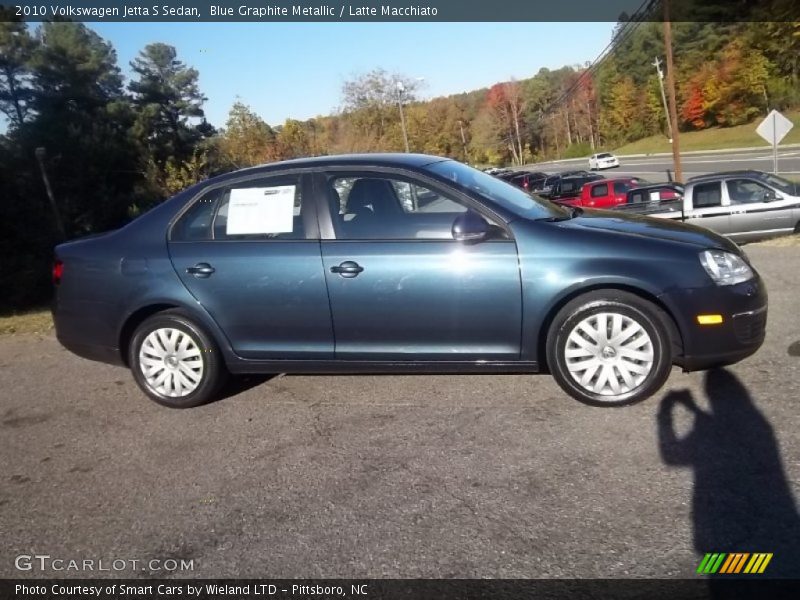 Blue Graphite Metallic / Latte Macchiato 2010 Volkswagen Jetta S Sedan