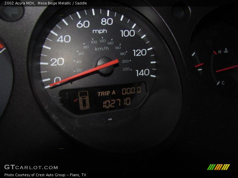Mesa Beige Metallic / Saddle 2002 Acura MDX