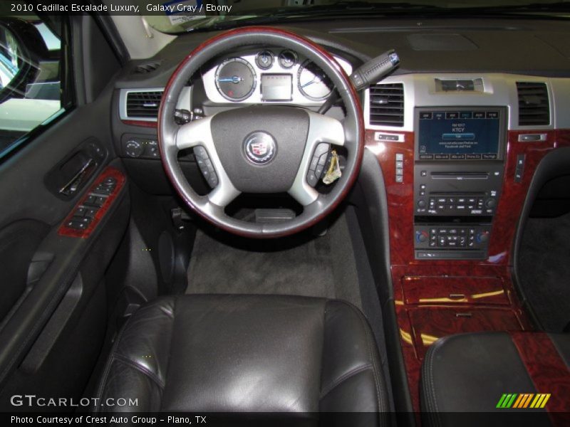Galaxy Gray / Ebony 2010 Cadillac Escalade Luxury