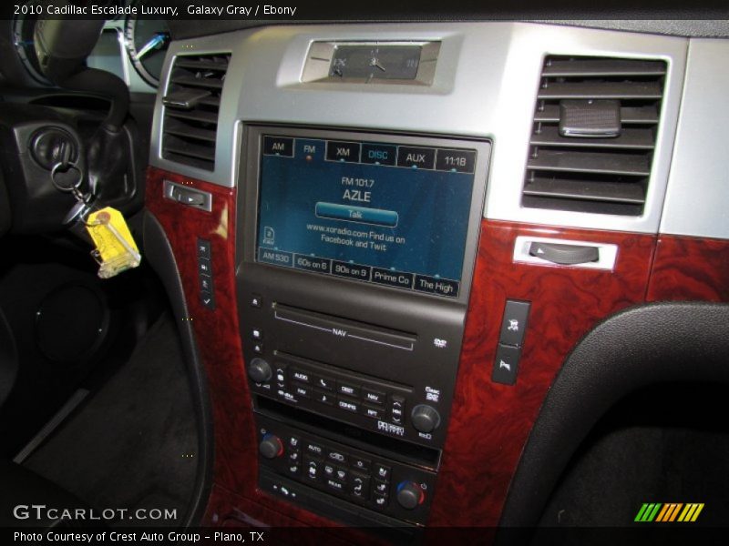 Galaxy Gray / Ebony 2010 Cadillac Escalade Luxury