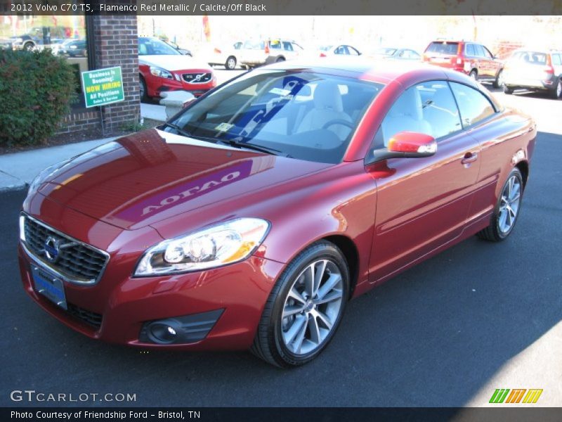 Flamenco Red Metallic / Calcite/Off Black 2012 Volvo C70 T5