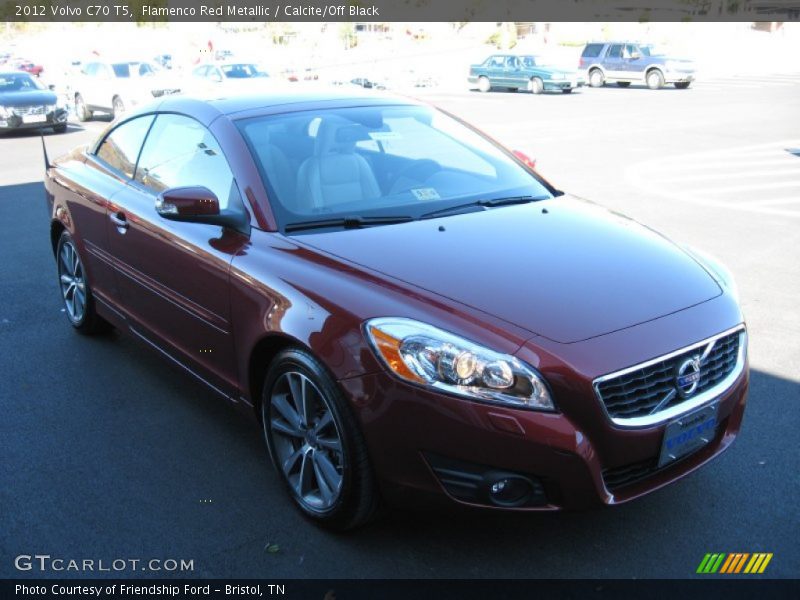 Flamenco Red Metallic / Calcite/Off Black 2012 Volvo C70 T5