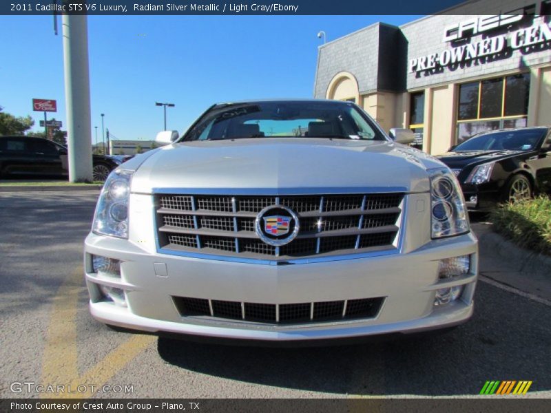 Radiant Silver Metallic / Light Gray/Ebony 2011 Cadillac STS V6 Luxury