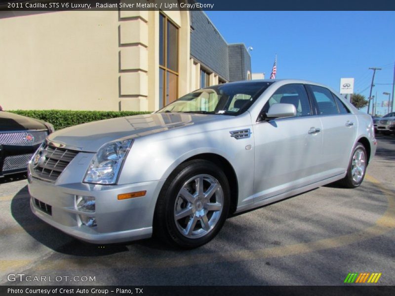 Radiant Silver Metallic / Light Gray/Ebony 2011 Cadillac STS V6 Luxury