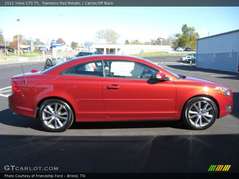 Flamenco Red Metallic / Calcite/Off Black 2012 Volvo C70 T5