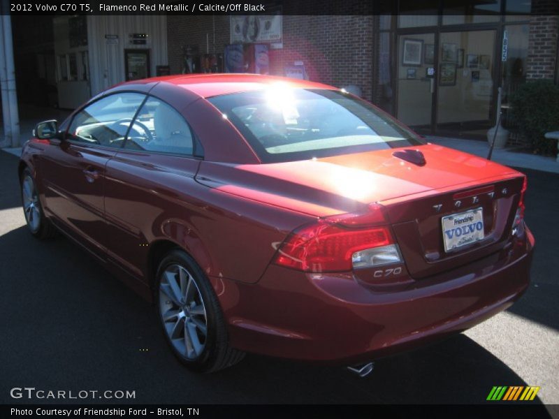 Flamenco Red Metallic / Calcite/Off Black 2012 Volvo C70 T5