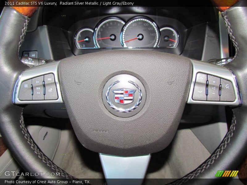 Radiant Silver Metallic / Light Gray/Ebony 2011 Cadillac STS V6 Luxury