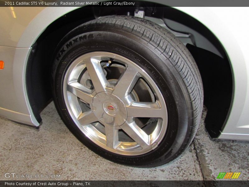 Radiant Silver Metallic / Light Gray/Ebony 2011 Cadillac STS V6 Luxury