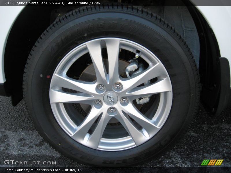  2012 Santa Fe SE V6 AWD Wheel