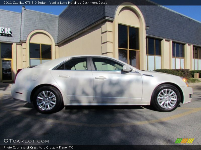 Vanilla Latte Metallic / Cashmere/Cocoa 2011 Cadillac CTS 3.0 Sedan