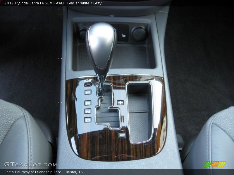  2012 Santa Fe SE V6 AWD 6 Speed SHIFTRONIC Automatic Shifter