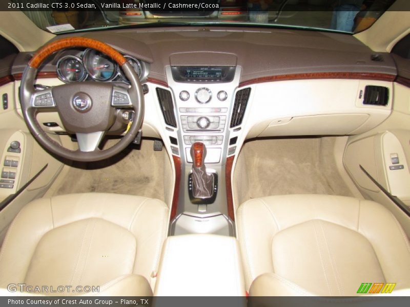 Vanilla Latte Metallic / Cashmere/Cocoa 2011 Cadillac CTS 3.0 Sedan