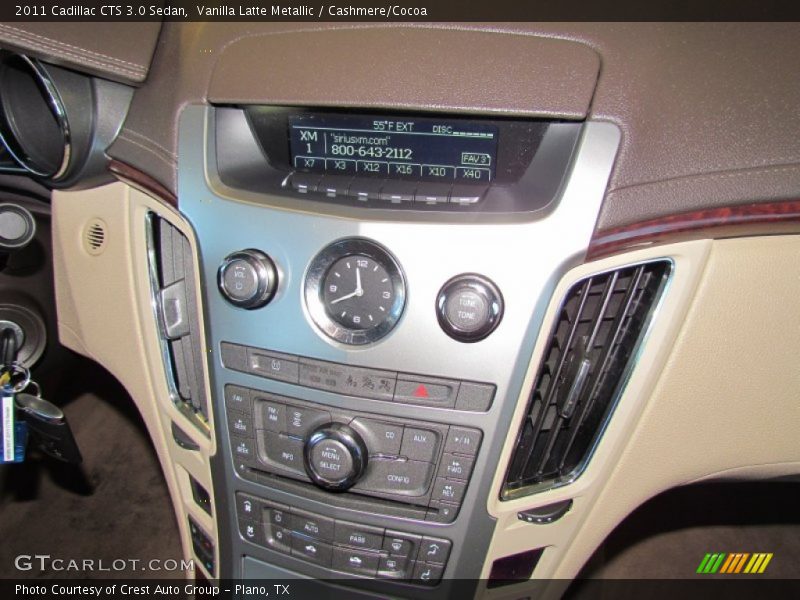 Vanilla Latte Metallic / Cashmere/Cocoa 2011 Cadillac CTS 3.0 Sedan