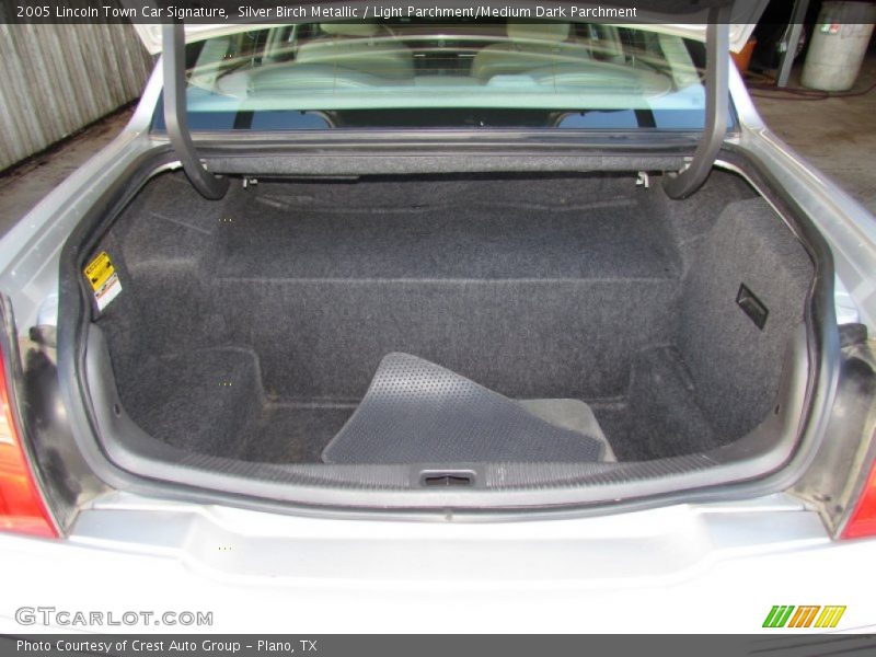 Silver Birch Metallic / Light Parchment/Medium Dark Parchment 2005 Lincoln Town Car Signature