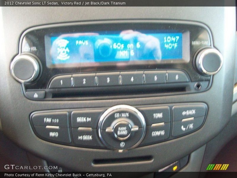 Victory Red / Jet Black/Dark Titanium 2012 Chevrolet Sonic LT Sedan