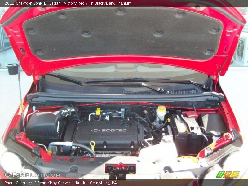  2012 Sonic LT Sedan Engine - 1.8 Liter DOHC 16-Valve VVT 4 Cylinder