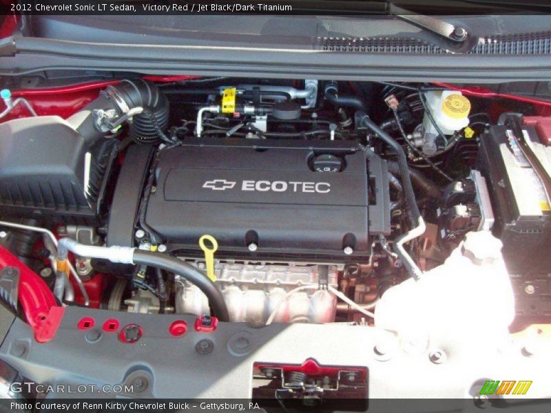  2012 Sonic LT Sedan Engine - 1.8 Liter DOHC 16-Valve VVT 4 Cylinder