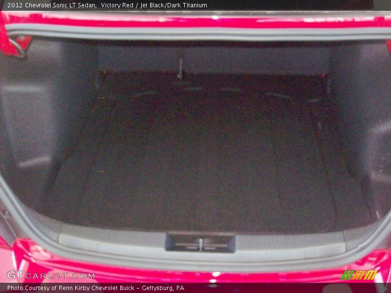 2012 Sonic LT Sedan Trunk