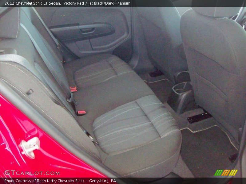 Victory Red / Jet Black/Dark Titanium 2012 Chevrolet Sonic LT Sedan