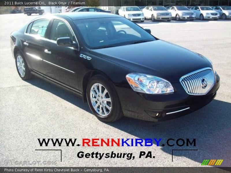 Black Onyx / Titanium 2011 Buick Lucerne CXL