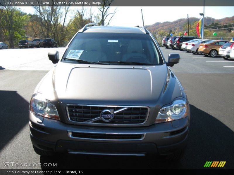 Oyster Grey Metallic / Beige 2012 Volvo XC90 3.2 AWD