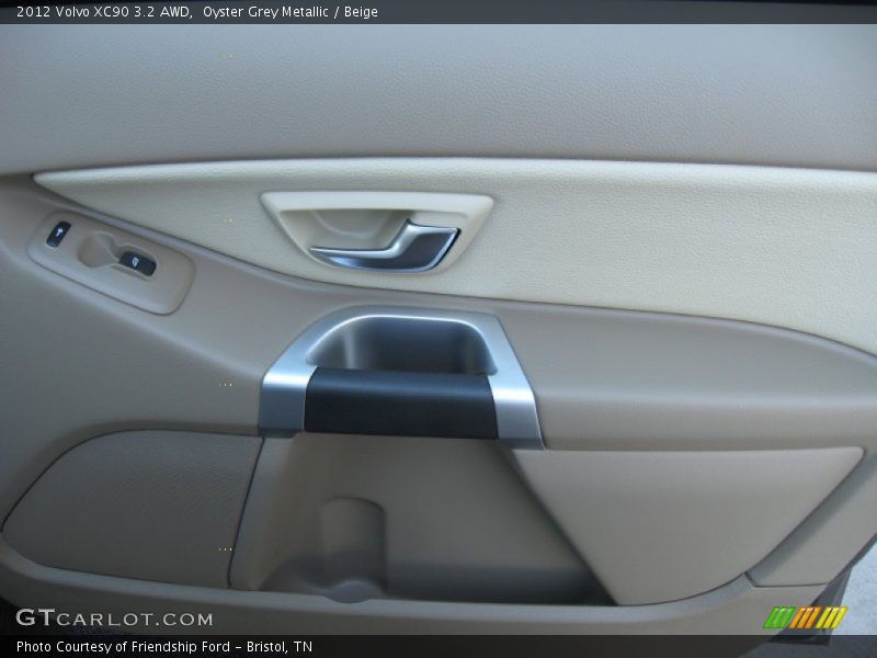 Oyster Grey Metallic / Beige 2012 Volvo XC90 3.2 AWD