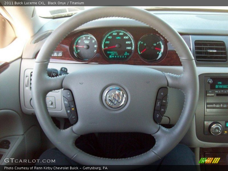 Black Onyx / Titanium 2011 Buick Lucerne CXL