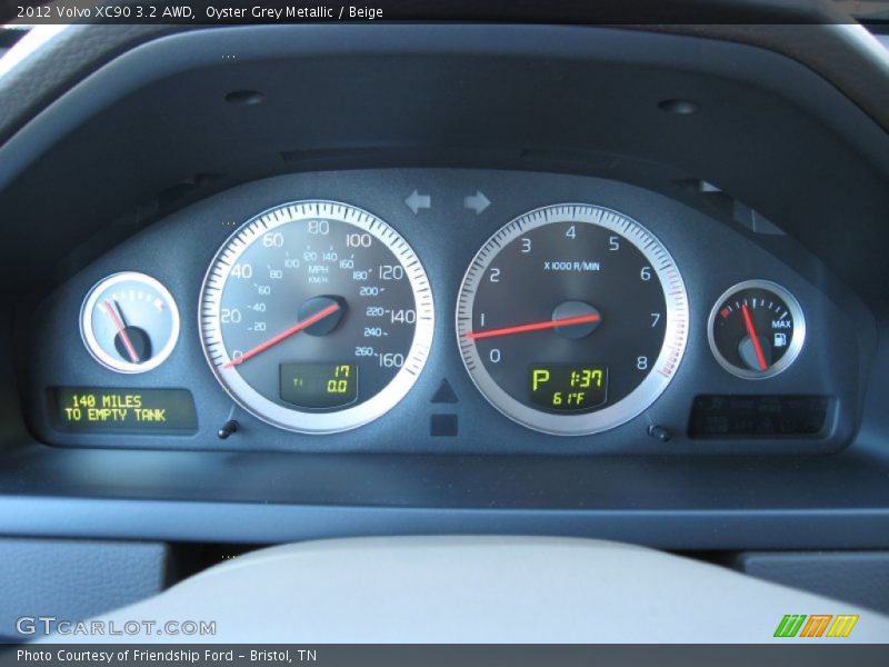  2012 XC90 3.2 AWD 3.2 AWD Gauges