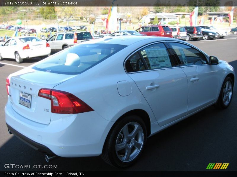 Ice White / Soft Beige 2012 Volvo S60 T5