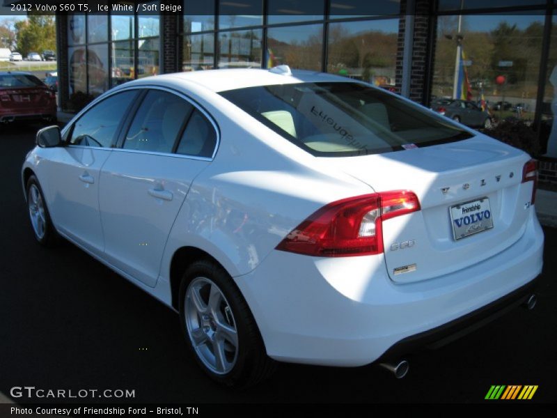 Ice White / Soft Beige 2012 Volvo S60 T5