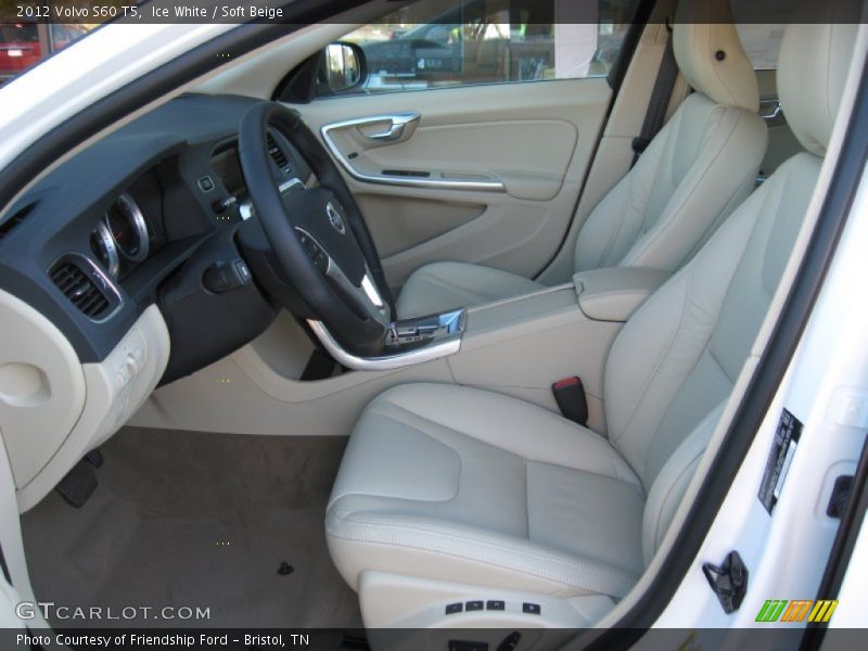 Ice White / Soft Beige 2012 Volvo S60 T5